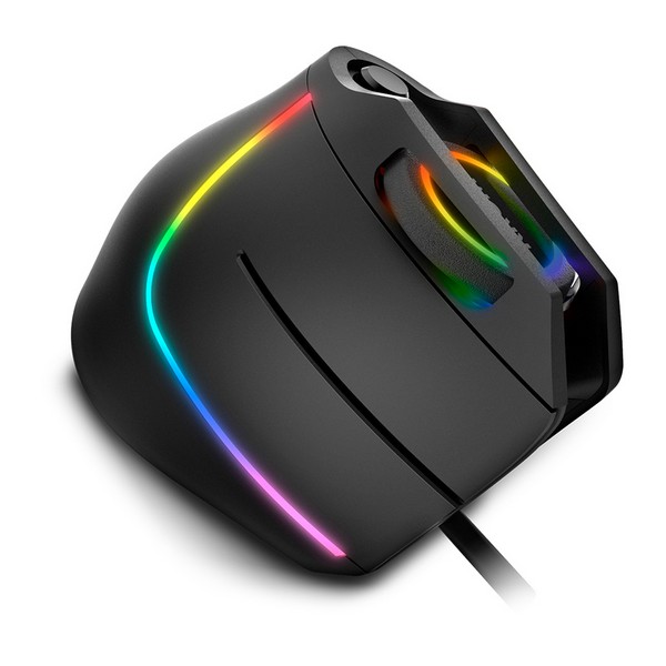 LED Gaming Mouse Krom Kaox 6400 dpi RGB Black - Image 6
