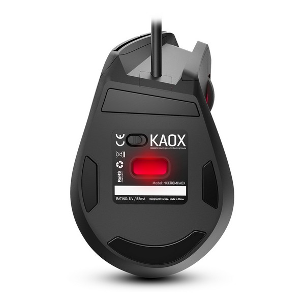LED Gaming Mouse Krom Kaox 6400 dpi RGB Black - Image 5