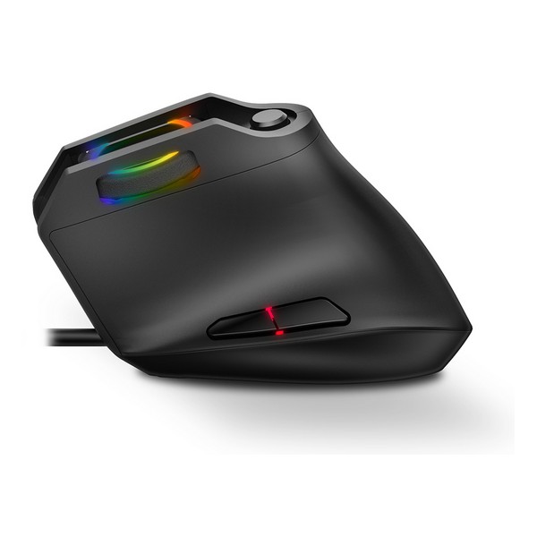 LED Gaming Mouse Krom Kaox 6400 dpi RGB Black - Image 3