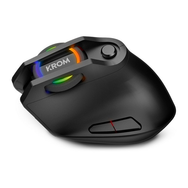 LED Gaming Mouse Krom Kaox 6400 dpi RGB Black - Image 2